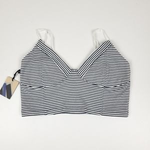 NWT aritzia Tna striped bra top